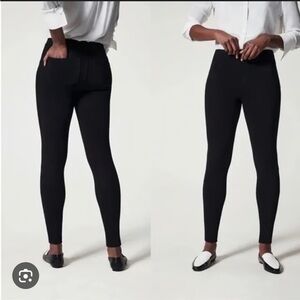 SPANX Black Jean-ish Ankle Leggings